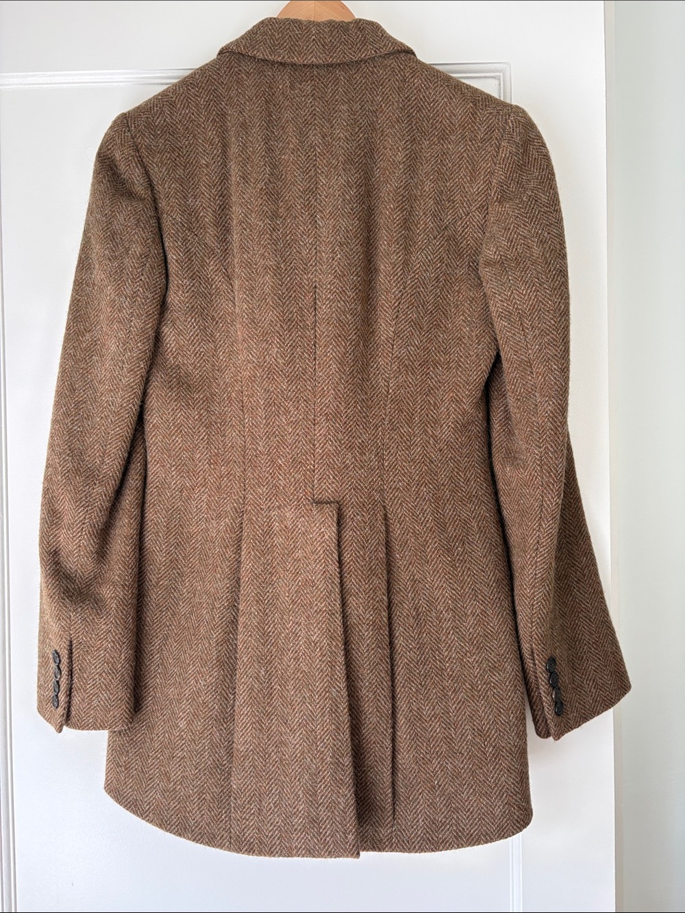 Ralph Lauren Blue Label Brown Herringbone Wool Blazer - Picture 2 of 9